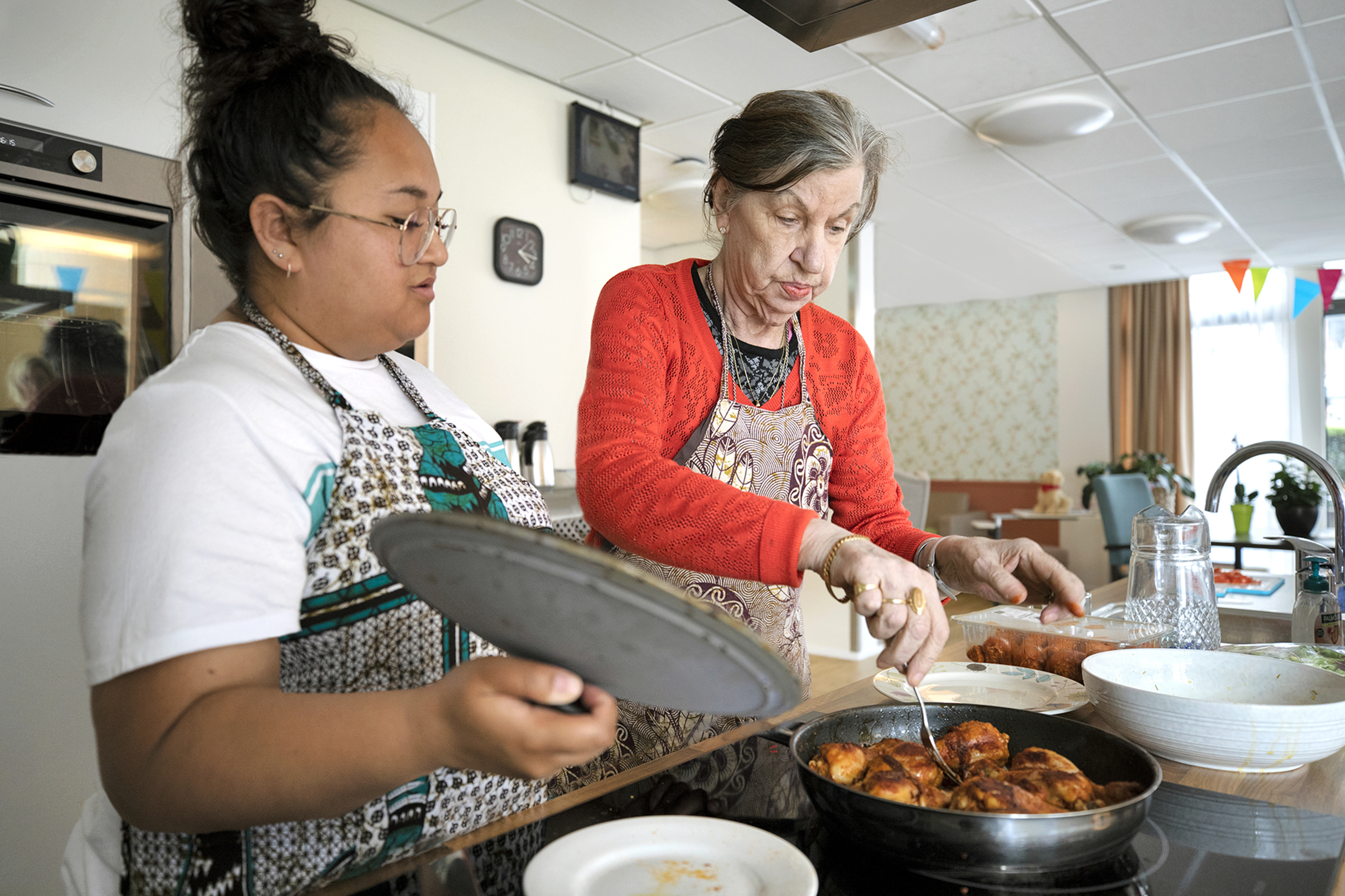 Woonlocatie De Globe gezamenlijk koken